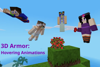 3D Armor Hovering Animation